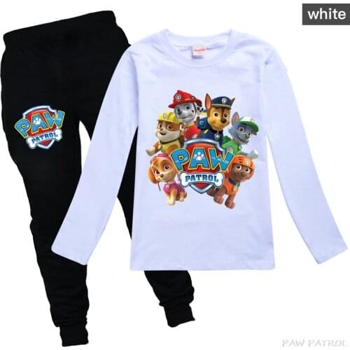 PAW PATROL Game Suit for Teens Girls Boys Children Cartoon Anime Sweatshirt Suit Kids Autumn Winter Clothes