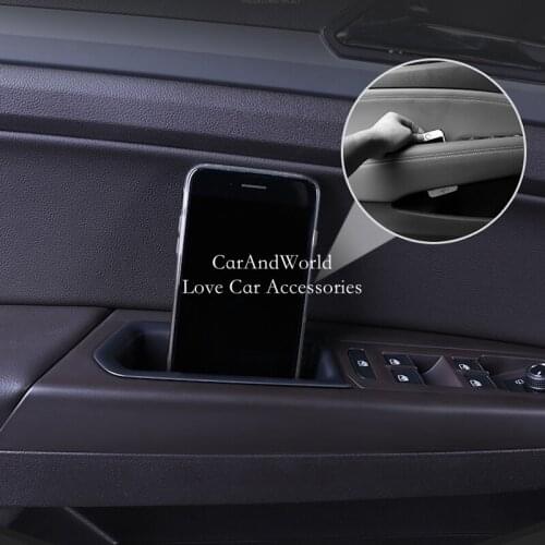 For Volkswagen VW Teramont Atlas 2017-2020 Interior Car Door Armrest Handle Storage Box Molding Frame Cover Trim Car Accessories