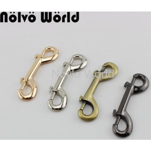 Nolvo World 4 colors Strong Heavy Double Ended Horse Lobster Clasp Snap Hook Zinc Alloy Pets Bolt Snaps Fastener