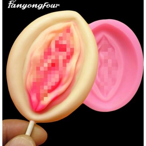 Genital Cake Mold Silicone Mold Chocolate Gypsum Candle Soap Candy Mold Kitchen Baking Free Shipping