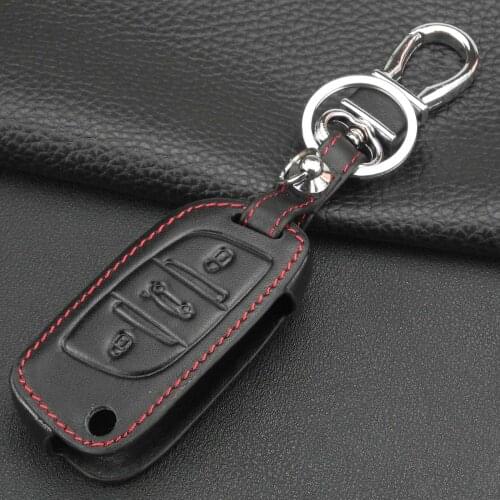 Kutery 10pcs/lot 3 Buttons Remote Car Key Leather Cover Case For Peugeot 207 307 308 For Citroen C2 C3 C4 C5 C6 C8