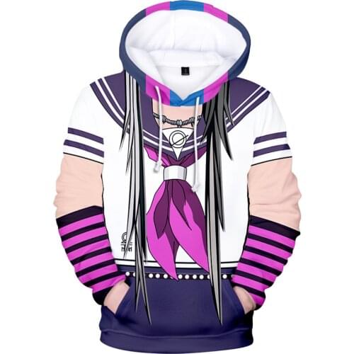 Anime Danganronpa Cosplay Costume Monokuma Nagito Komaeda Gundham Tanaka Ibuki Mioda Chiaki Nanami Unisex 3D Hoodies Sweatshirts