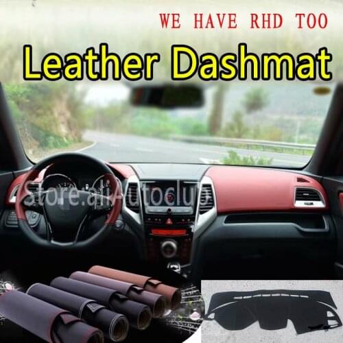 For SsangYong Tivoli XLV 2015 2016 2017 2018 Leather Dashmat Dashboard Cover Dash Carpet Custom Car Styling sunshade LHD+RHD