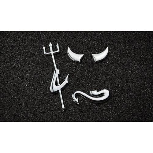 AUTOUR 3D Funny Angel Devil Sticker Demon car sticker Cute Crab Car Styling Decals for different Auto Logos Free shipping