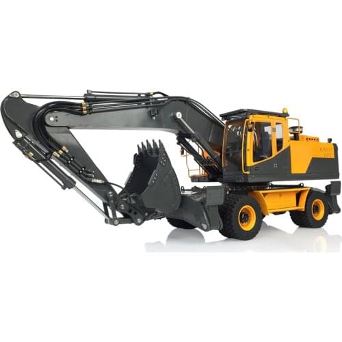 LESU 1/14 Aoue ET30H CNC Metal Hydraulic Wheel Walking RC Excavator Finished Remote Control Truck Model Toys Gifts THZH1185