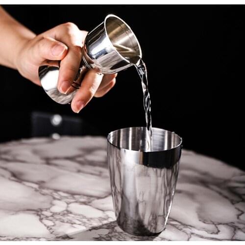 Stainless Steel Measuring Cup with Scale Cocktail Shaker Precise Kitchen Baking Tea Large Measuring Cup Kitchen Gadgets Cocktail