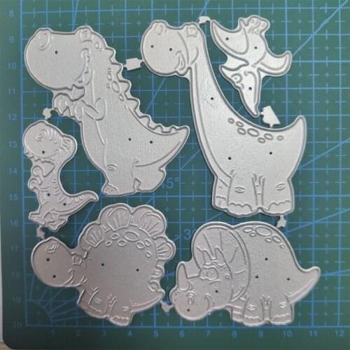 Dinosaur Metal Cutting Dies Stencil Scrapbooking DIY Album Stamp Paper Card Mold Embossing Decor