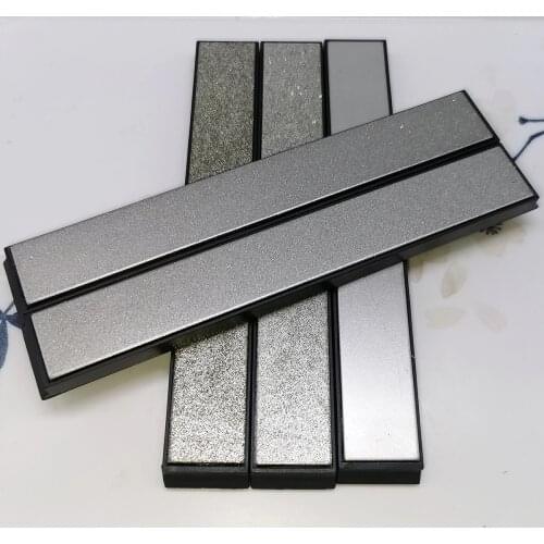 Diamond plates kit (5pcs) on blanks diamond bars galvanic bond Grit 120+200+400+600+1000