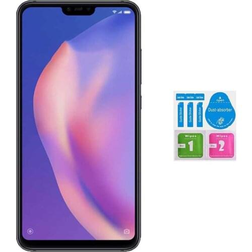 Screen Protector Tempered glass Vidrio para for XIAOMI Mi 8 LITE (Generico, not Full "SEE INFO") CLEANING KIT