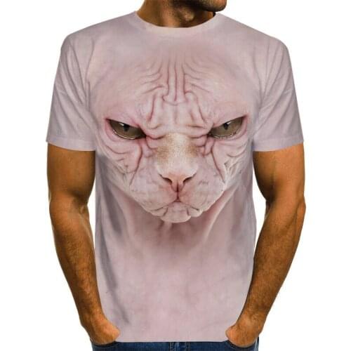 Sumemr New Animal T Shirt For Men/Women 3D Printed Funny Oversized Casual Streetwear Top Tees Large Size Size From XXS-4XL