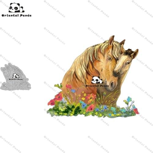 New Dies 2020 Love of horses Metal Cutting Dies diy dies photo album cutting dies Scrapbooking Stencil Die Cuts Stamps with die