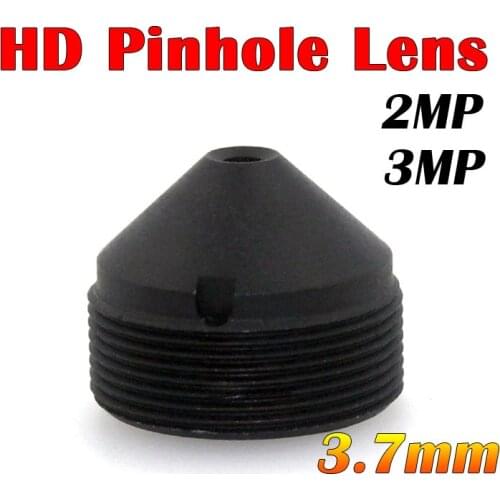 HD CCTV Pinhole Lens 2MP 3MP 3.7mm Lens M12*0.5 Mount mini 1/3 camera Lens for security CCTV cameras