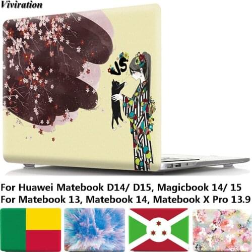 For Huawei Matebook D 14 2020 Clear Hard PVC Case For Honor MagicBook 15 14, Matebook 13 14 X Pro 13.9, MateBook D15 Accessories