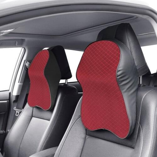 Adjustable Head Restraint Car Styling 3D Memory Foam Car Neck Pillow Auto Headrest Neck Support Holder