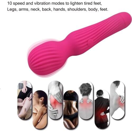 Adult Sex Toys G Spot No Sound Vibrators AV Magic Wand For Women Clitoris Powerful Brinquedos Self Pleasure Dildo Fidget Jouet