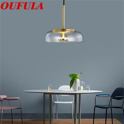 DLMH Modern Pendant Lights Brass Hanging 220V 110V Contemporary Home Creative Decoration Suitable For Dining Room