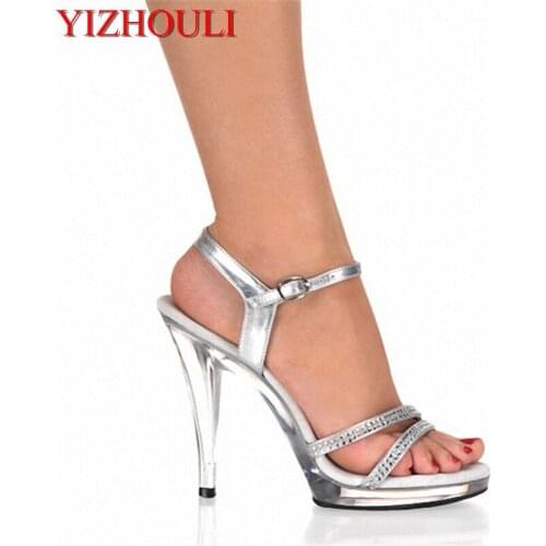 YIZHOULI Womens Shoes 13 CM High-heeled Shoes Night Club Pole Dancing Shoes Sexy Dance Shoes Thin Heels Sandals N-039