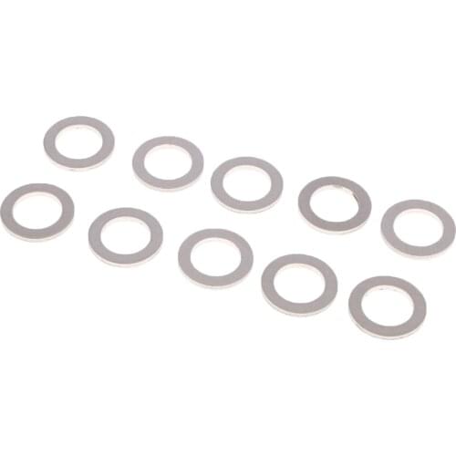 10Pcs M14 Aluminum Engine Oil Drain Plug Gaskets for Honda Acura