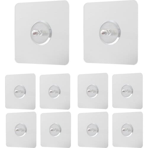 10PCS Non Marking Screw Stickers Wall Picture Hook for Picture Hanging