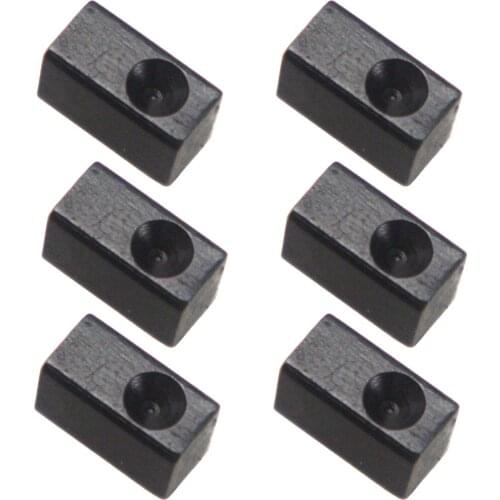 6pcs Bridge Saddle Insert Blocks For Electric Guitar Double Locking System