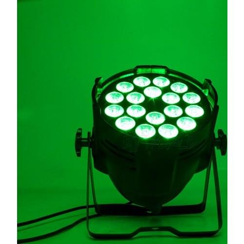 DJWORLD (Big) Aluminum Alloy LED Par 18x12W RGBW Lighting Fast Deliver For Disco DJ Music Party Club Dance Floor Bar