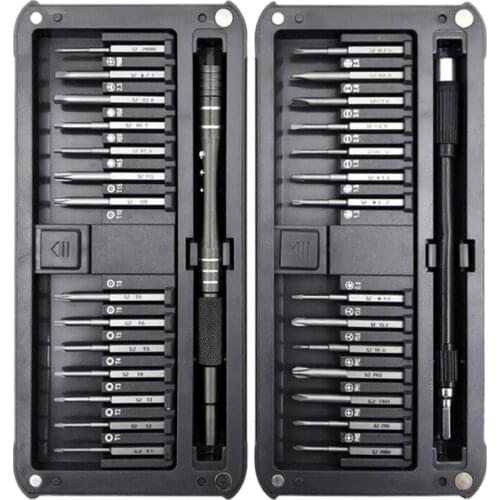 Cell Phone Laptop Repair Tools Kit 30 in 1 Multi-function Screwdriver with Lengthen S2 Drill Bit Set