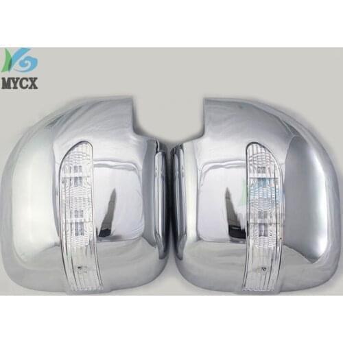 Door Mirror Covers With Led ABS Chrome Plated FOR Mitsubishi 2001 Pajero V73