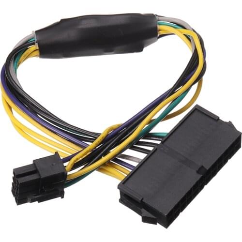 30cm Power Supply Cable Cord ATX 24 to 8Pin Motherboard Adapter Cable For Dell Optiplex 3020 7020