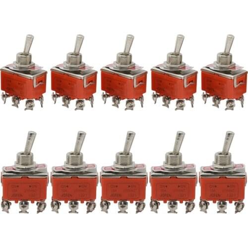 Button switch 1321 single pole single-throw six foot two step shaking arm switch toggle power switch 10pce