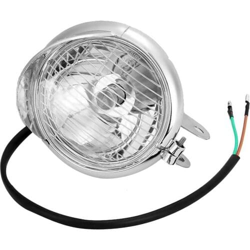 Pack of 1 4'' Motorcycle Custom Chrome Spot Light Fog Light Head Lamp for Honda