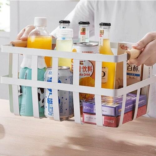 Metal Iron Collection Basket Bath, Reception Kitchen, Basket, Fruit, Desktop, Mask, Sundry Book, Basket