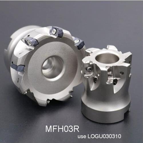 MFH03 Double Sided Fast Feed Milling Cutter LOGU 030310 LOGU030310 Efficient Cutting Head MFH03R 40 50 63mm