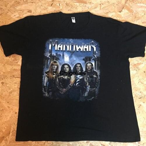 Manowar Gods & Kings world tour 2016 mythical heavy metal rock band t shirt size XL