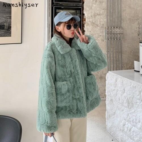 Nanshiyser Large Fur Coats