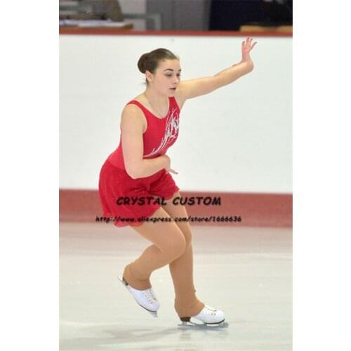 Crystal Custom Figure Skating Dress Girls New Brand Ice Skating Clothes For Competition DR4606
