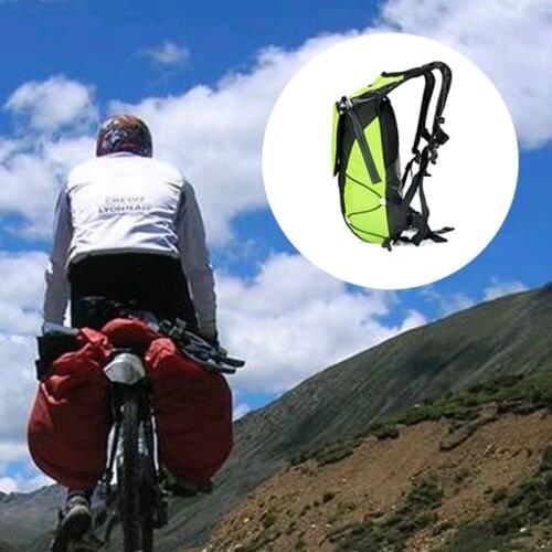 Lightweight Reflective LED Signal Light Backpack Remote Control Turn Signal USB L9BD