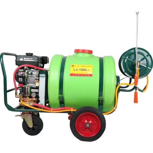 160L Agricultural Gasoline Engine Power Sprayer for Vegetables and Farmland