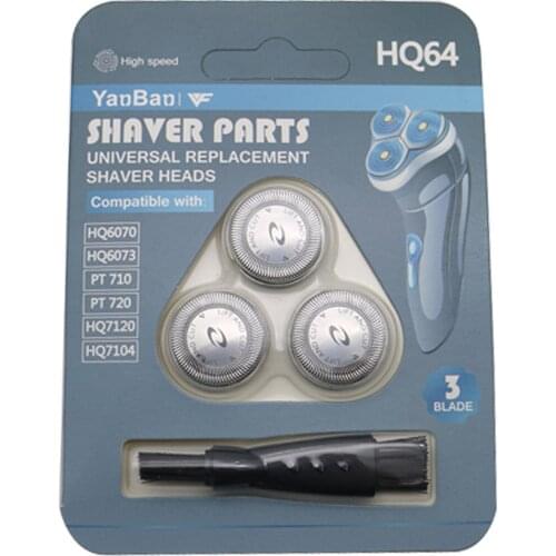 3pcs Replacement Shaver Head for philips HQ64 HQ54 HQ6070 HQ6071 HQ5705 HQ 5710 HQ6073 HQ7310 HQ7325 HQ7320 HQ7340 PT710