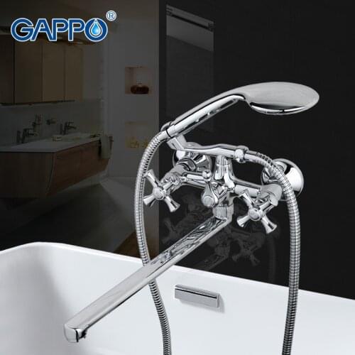 GAPPO bathtub faucets bathroom shower faucets brass wall mounted shower set bathroom sink faucet bronze shower torneiras GA2242