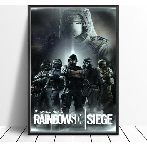 Tom Clancys Rainbow Six Siege Video Game Canvas Poster Home Wall Painting Decoration (No Frame)