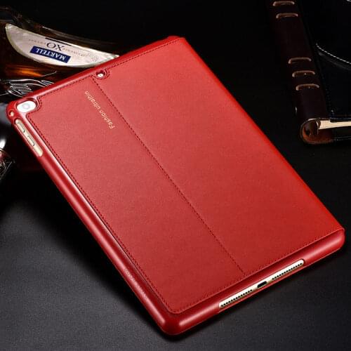 SUREHIN for apple iPad 2017 2018 case 9.7 smart protective Premium real genuine leather case for iPad air 2 1 cover stand style