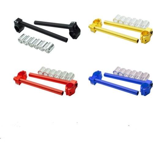 Universal Racing Adjustable CNC 26MM 30MM 31MM Clip On Ons Fork Removable Handlebars Handle Bar For Cafe Racer Motorcycle