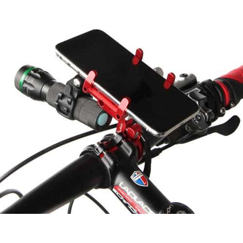 GUB G89 Aluminum Bicycle Phone Mount Holder Adjustable Phone Holder Smartphone Fixed Rack Camera Stand Rack for MTB Road Bicycle