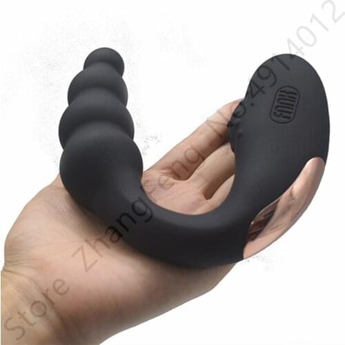 Double-head Vibrator U shape anal dildo plug butt prostate massage vaginal clitoris Stimulate sex toys For Women Masturbation