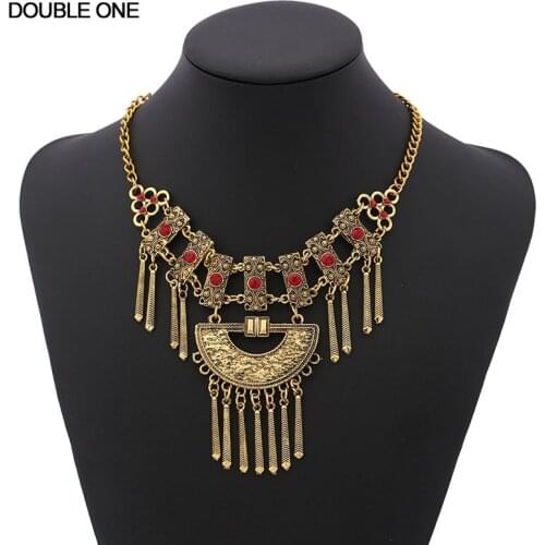 Bohemian Women Statement Maxi Necklace Fine Jewelry Ethnic Boho Choker Necklace Vintage Collares Necklace