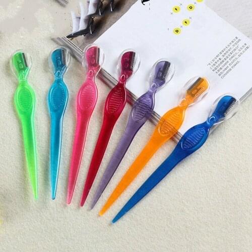 1PC Eyebrow Razor Facial Hair Remover Eyebrow Trimmer Sharp Makeup Knife Blade Eye Brow Shaping Hair Remover Tool TSLM2