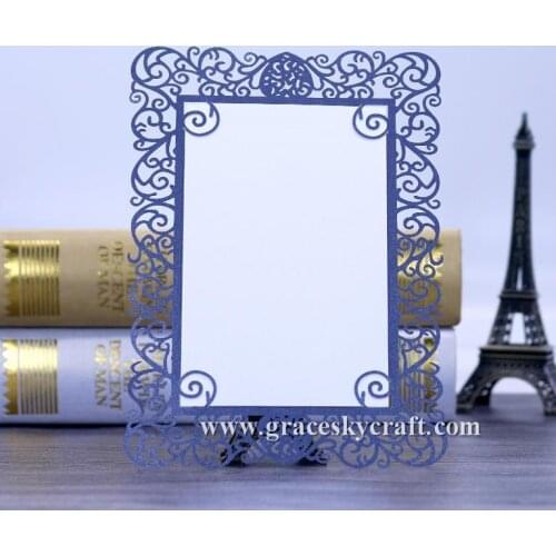 30pcs NEW laser cut flower love heart design paper Save The Date RSVP wedding invitation cards for wedding party invitation