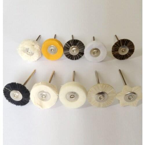 60 Pcs Dental Lab Brush Polishing Wheel Polishers for Rotary Tools Jewelry Buffing