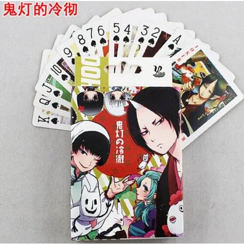 Anime Hoozuki no Reitetsu Poker Cards Cosplay Board Game Cards With Box Collection Toy gift