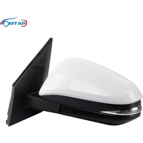 MTAP Car Exterior Rearview Side Mirror Assy For Toyota RAV4 2013-2019 5-PINS With LED Light 9-PINS With Heating Electric Folding